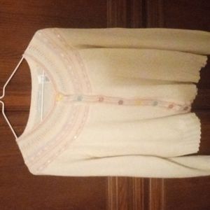 Crazy horse xl embellished sweater